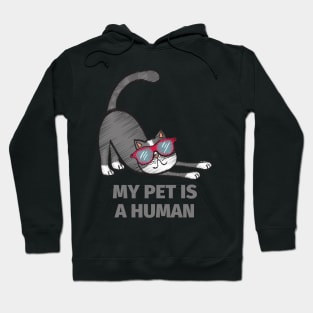 Cat life is purrfect! My pet is a human , Hoodie